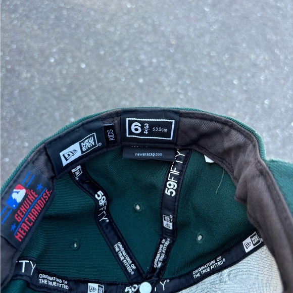 Y2K New Era Oakland A’s Athletics Fitted Hat Cap SIZE 6 - Picture 7 of 7